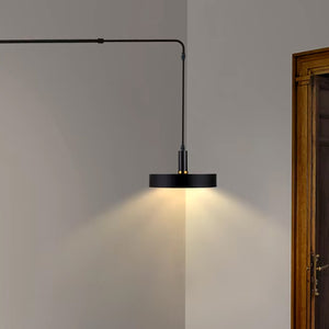 Industrial Telescopic Swing Arm Wall Lamp