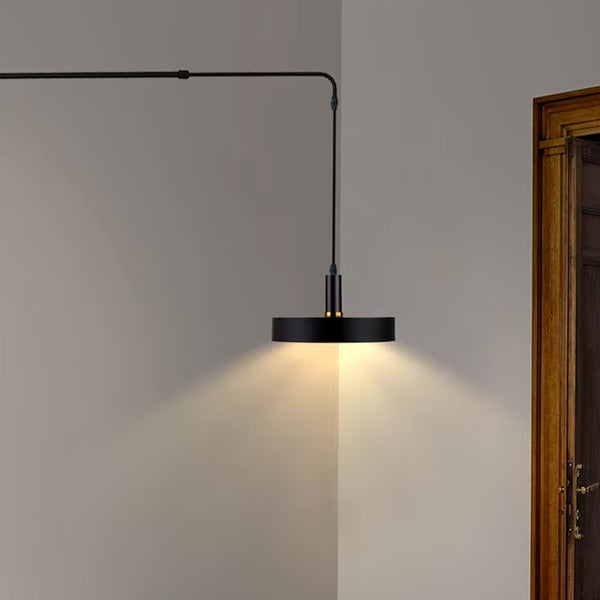 Industrial Telescopic Swing Arm Wall Lamp