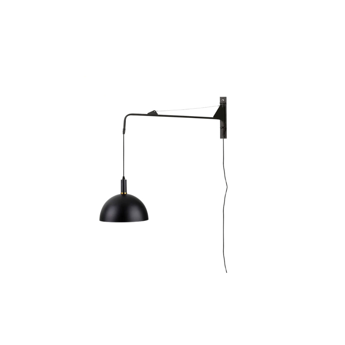 Industrial Telescopic Swing Arm Wall Lamp