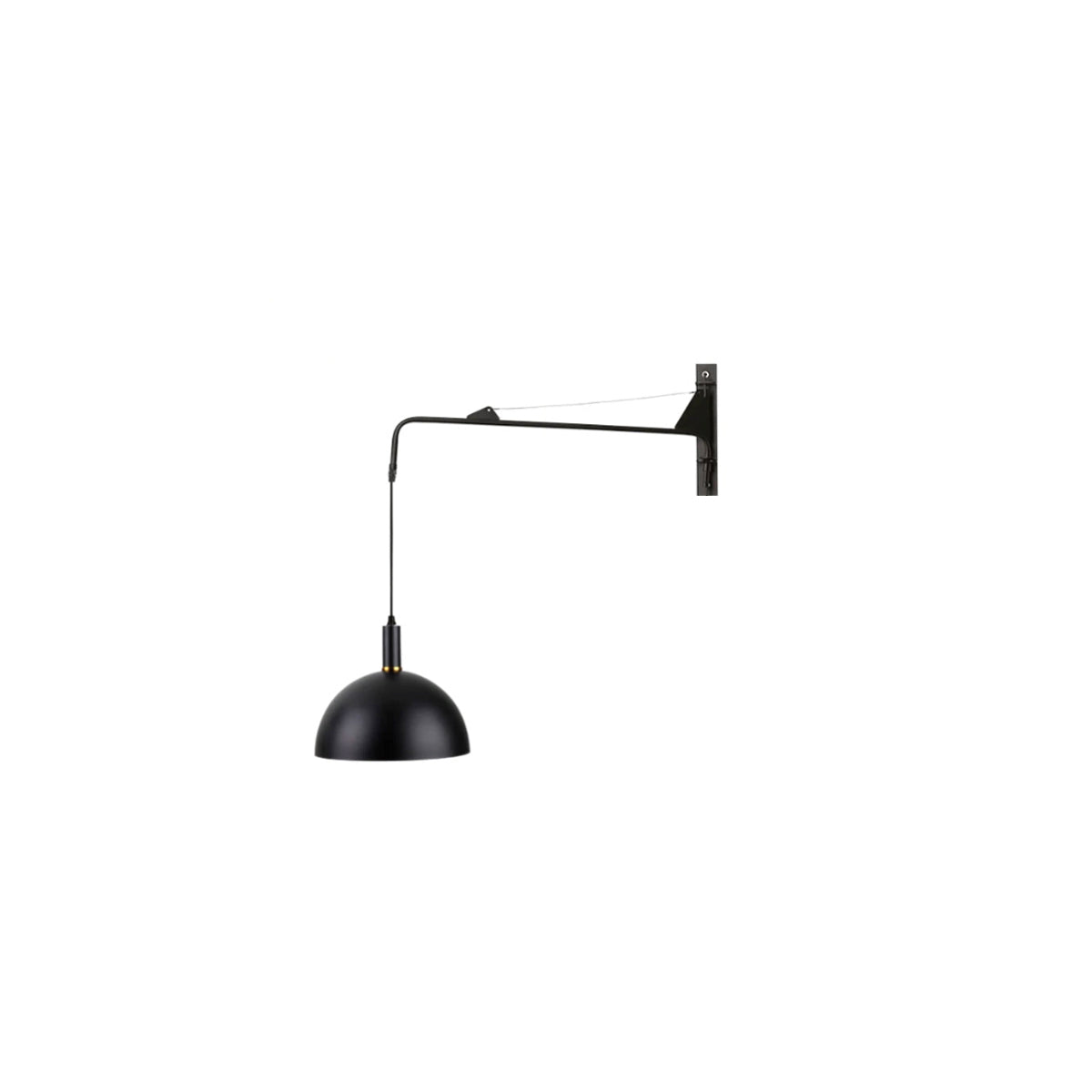 Industrial Telescopic Swing Arm Wall Lamp