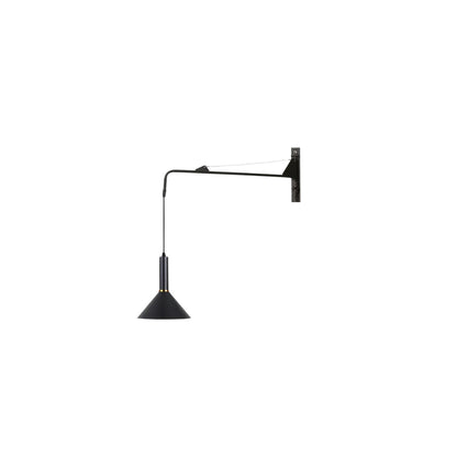 Industrial Telescopic Swing Arm Wall Lamp