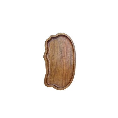 Irregular Hand-Crafted Acacia Wood Tray