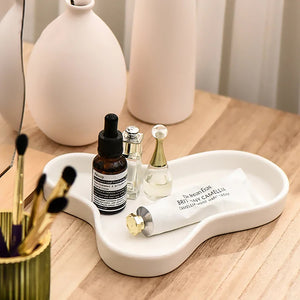 Irregular Ceramic Plate Tray