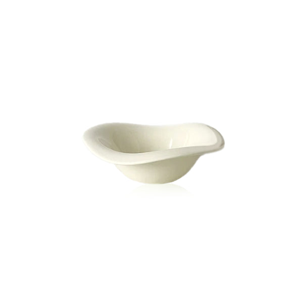 Irregular Wave Ceramic Snack Bowl