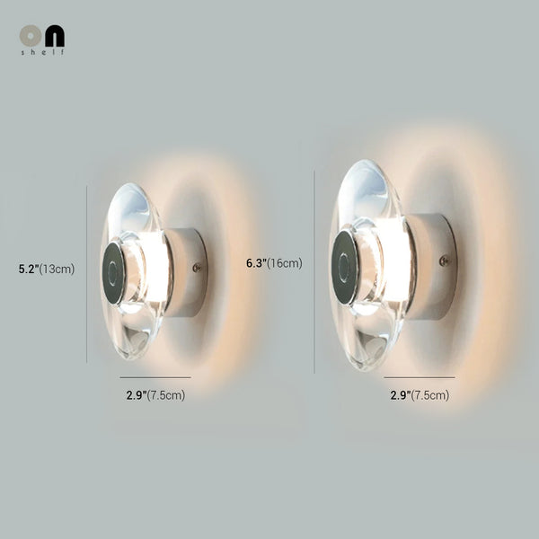 Italian Mini Cyrstal Sconce Minimalist Wall Ceiling Lamp