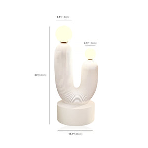 Lampadaire en forme de cactus fabriqué à la main au design italien