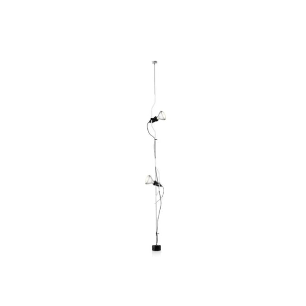 Italian Minimalist Exposed Bulb Adjustable Floor Lamp