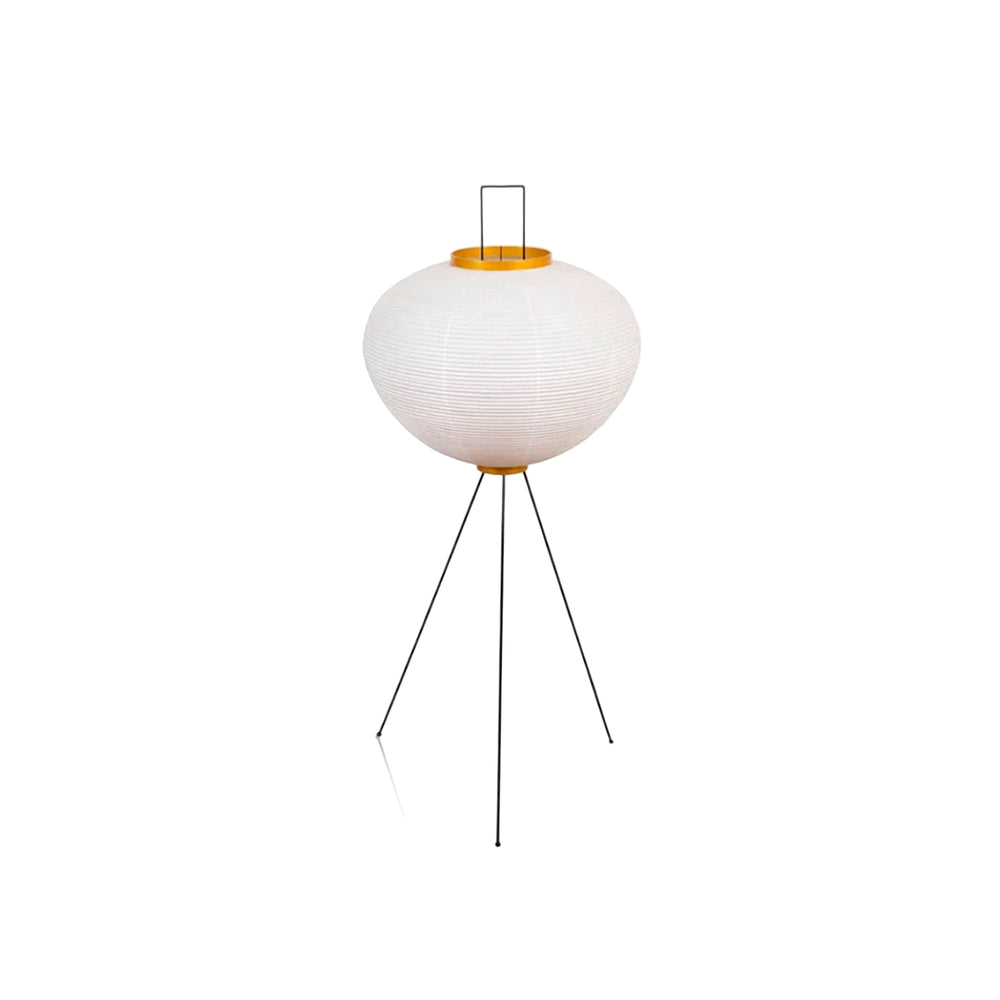 Yū Tokyo Japanese Wabi-Sabi Style Rice Paper Round Floor Lantern Lamp