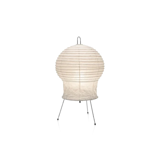 Japanische Wabi-Sabi-Stehlampe aus Reispapier mit rundem Rock