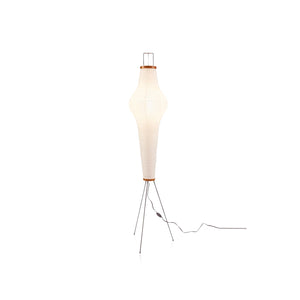 Lampadaire japonais en forme de vase en papier de riz de style Wabi-Sabi