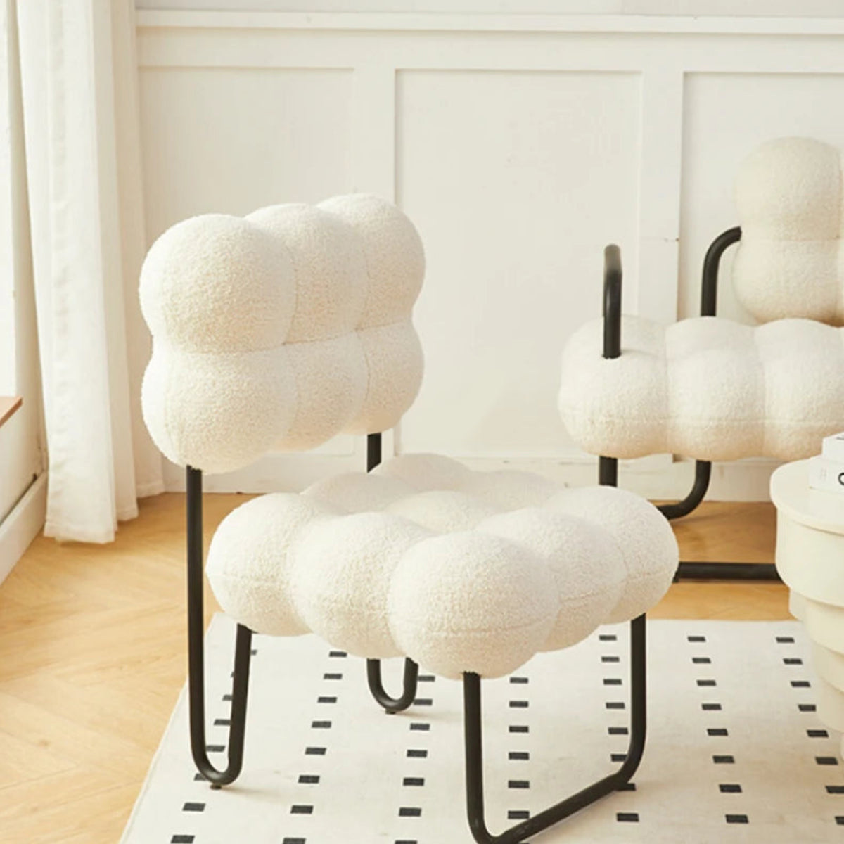 Lamb Cloud Cream Area Couch Designer Chair