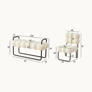 Sillón de diseño Lamb Cloud Cream Area Couch