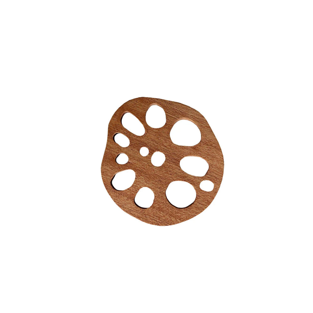Lotus Root Wooden Coaster