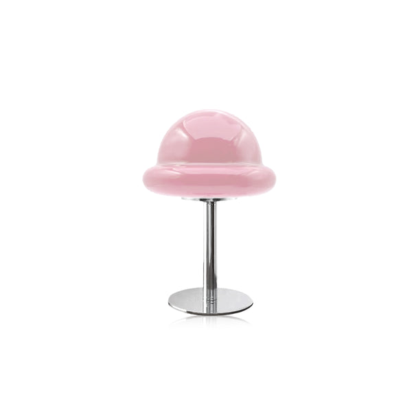 Lampe rétro-contemporaine en verre en forme de champignon Macaron