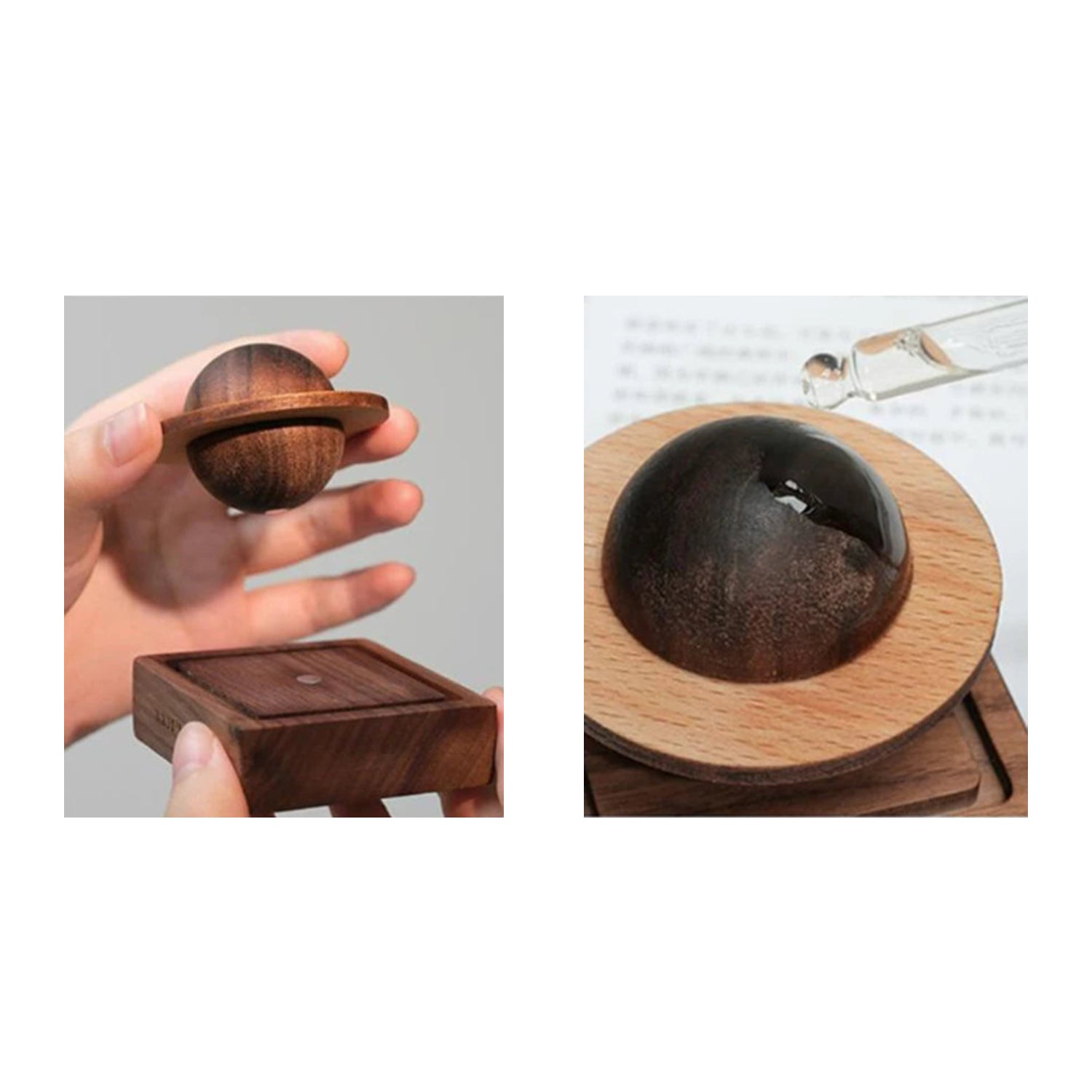 Magnetic Saturn Wooden Diffuser – OnShelf