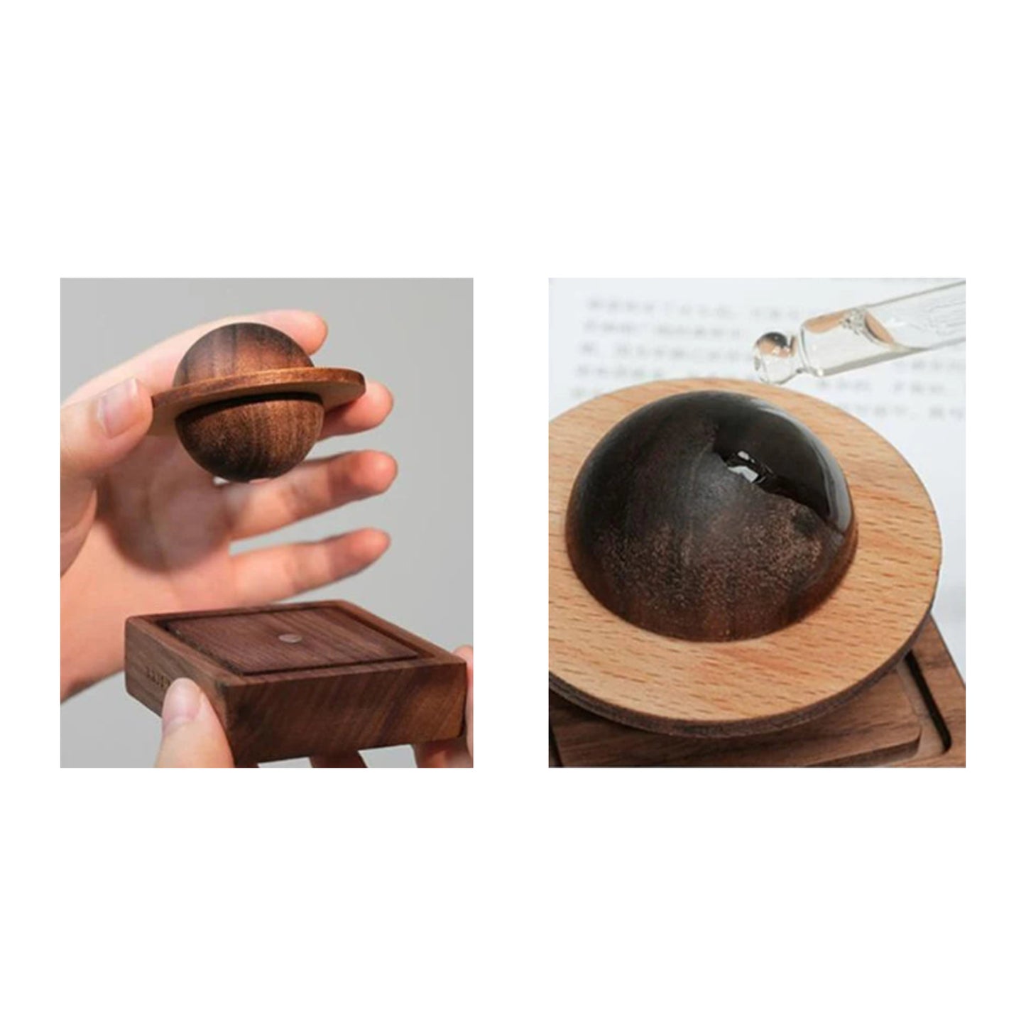 Magnetic Saturn Wooden Diffuser