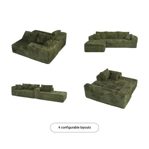 Melloa Cloud Sectional L-Shape Modular Sofa