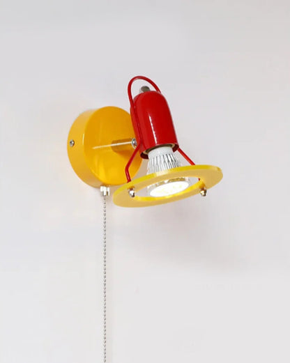 Industrielle Wandlampe im Memphis-Stil