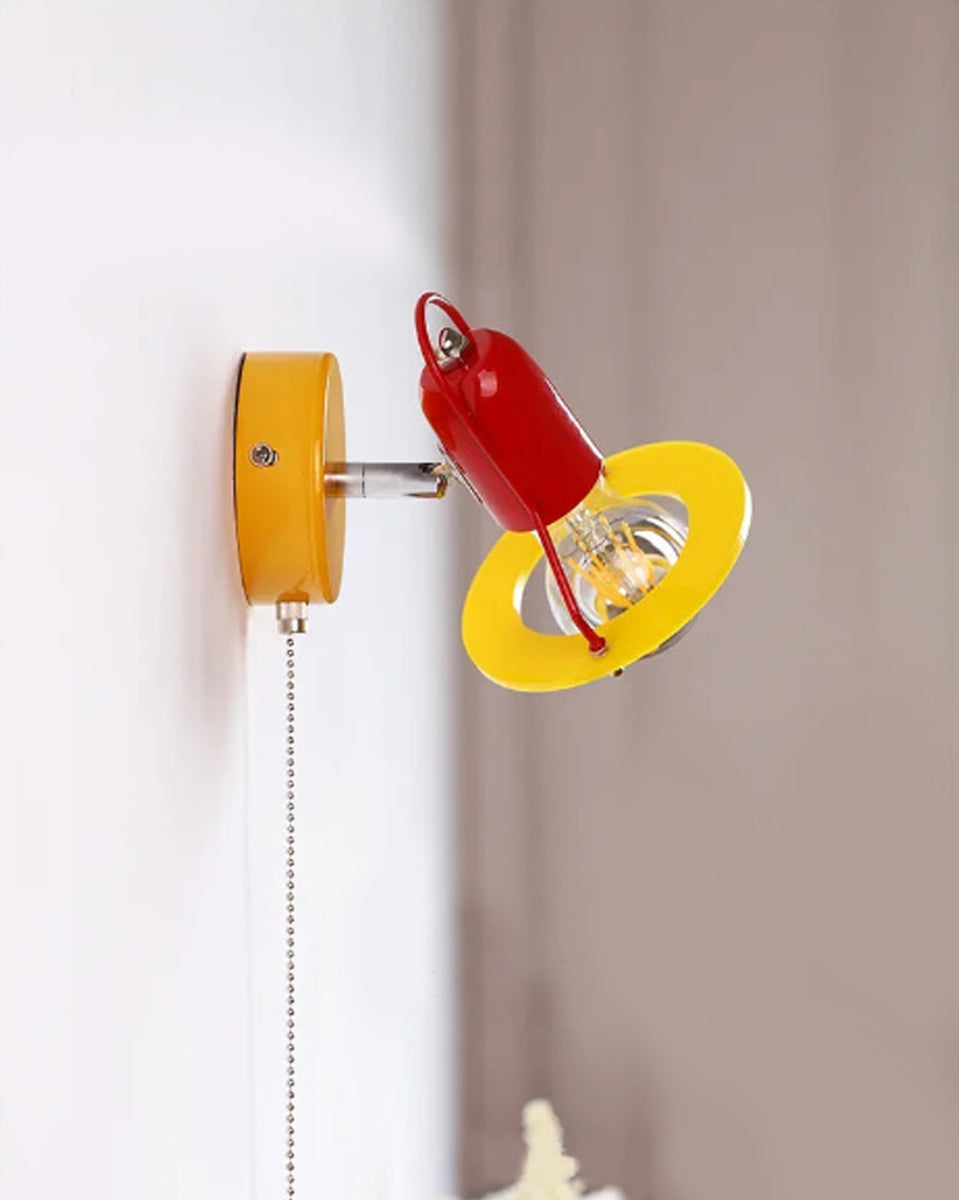 Memphis Style Industrial Color Wall Lamp