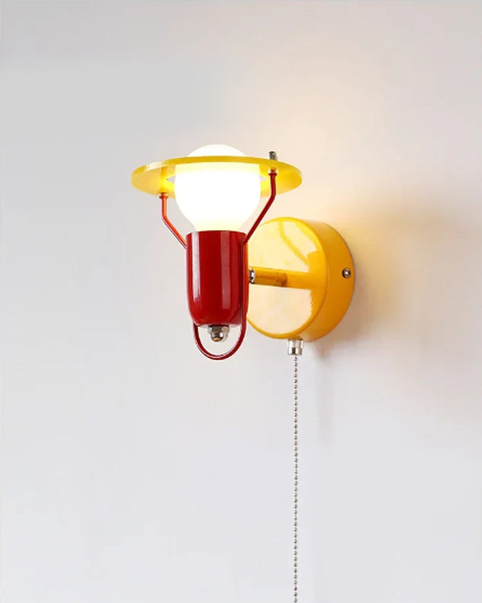 Memphis Style Industrial Color Wall Lamp