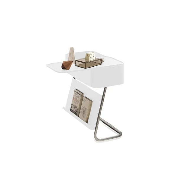 Metal Frame Slide Top Side Table