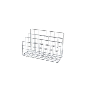 Metal Table Top Mesh Magazine Kitchen Rack