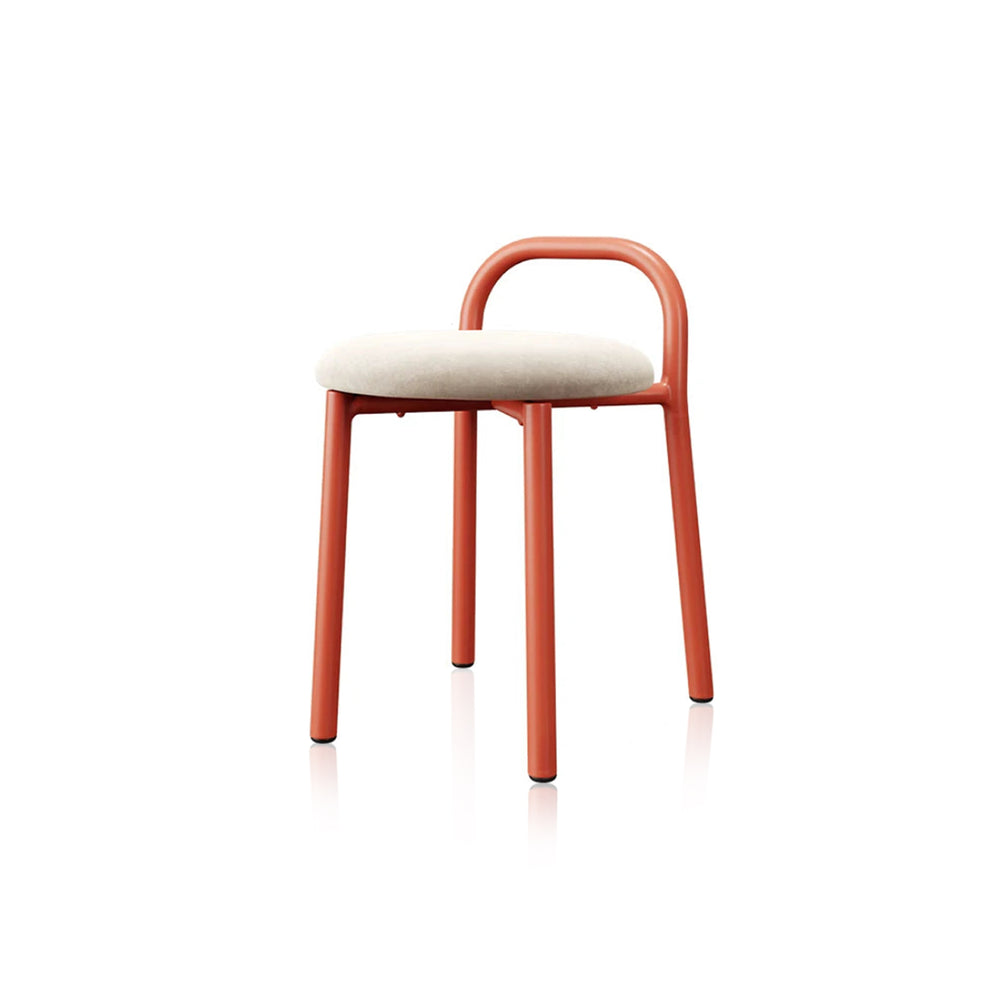 Mingdian Mid-Century Modern Green Minimalistic Metal Chair