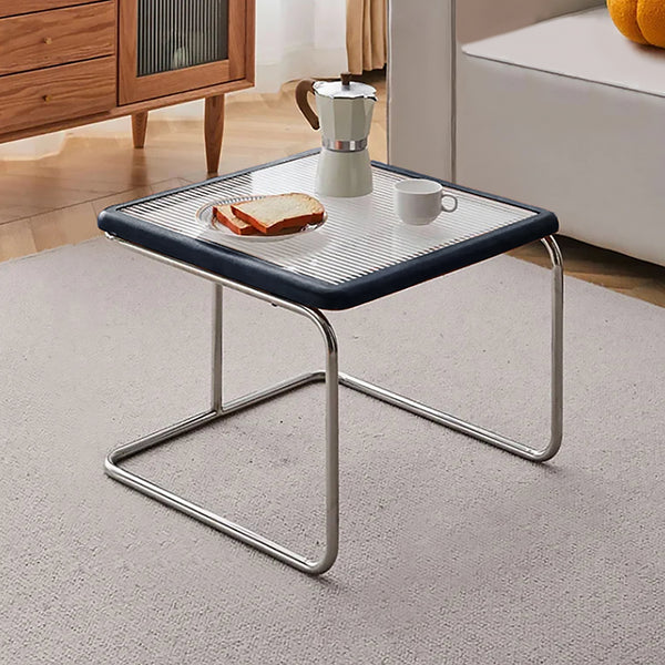 Yū Tokyo Mid-Century Modern Rattan Glass Coffee Table