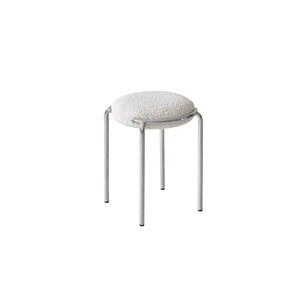 Mingdian Stainless Steel Frame Round Stool