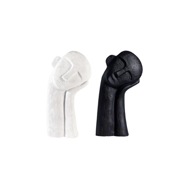 Escultura minimalista abstracta para decoración del hogar