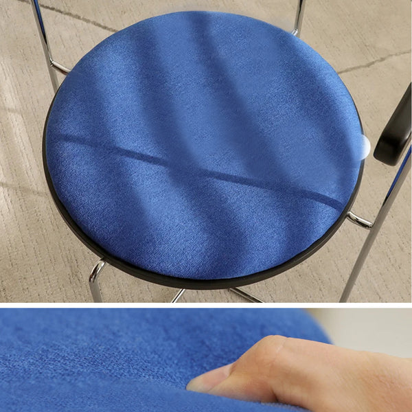 Minimalist Low-Profile Chrome Frame Foldable Chair