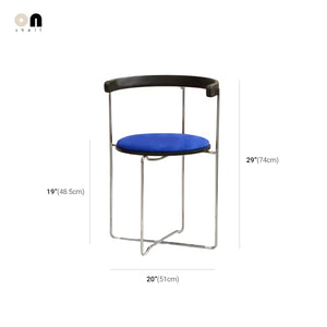 Minimalist Low-Profile Chrome Frame Foldable Chair