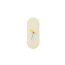 Epeius Minimalist Oval Long Wall Clock