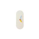 Epeius Minimalist Oval Long Wall Clock