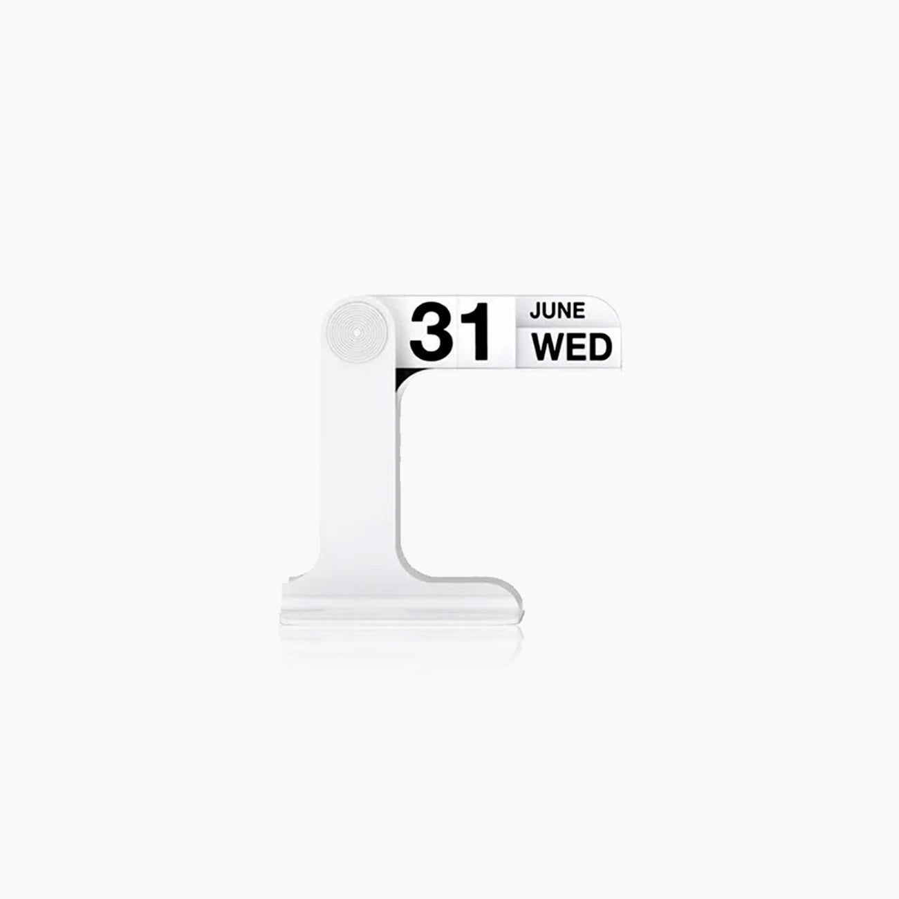 Minimalistic Desktop Black Flipping Calendar OnShelf Minimalistic Desktop Black Flipping Calendar OnShelf