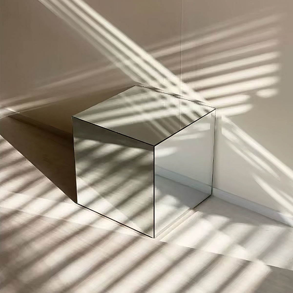 Mirror Cube Coffee Table