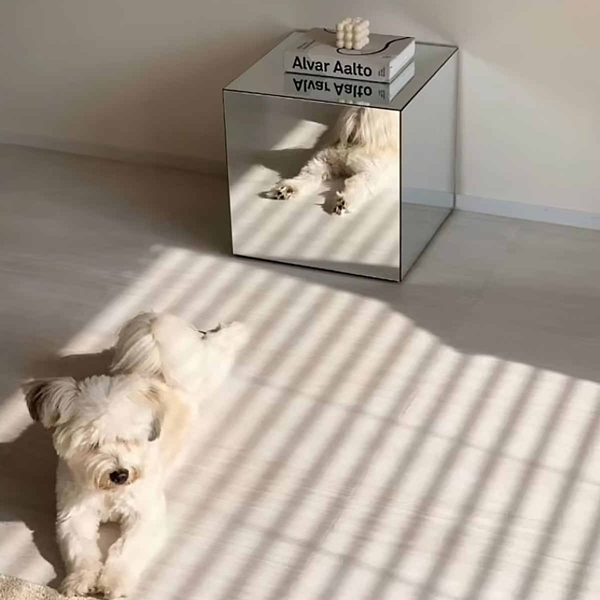 Mirror Cube Coffee Table