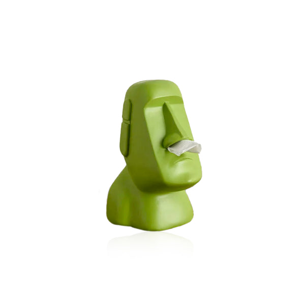 Moai Stone Statue Tissue Holder
