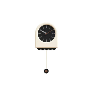 Modern Arch with Wavy Design Pendulum Clock