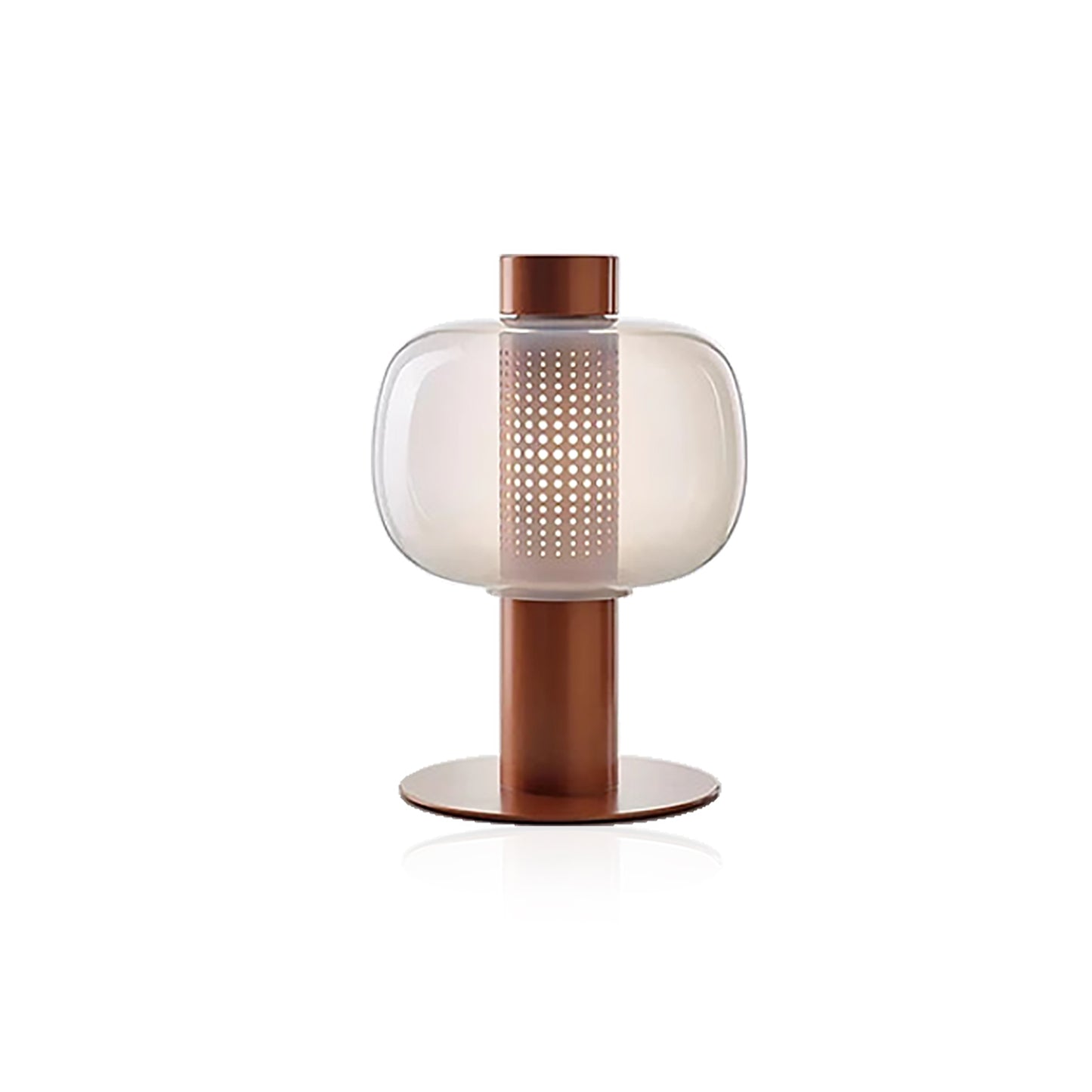 Modern Design Luxury Hotel Style Dot Pattern Glass Table Lamp