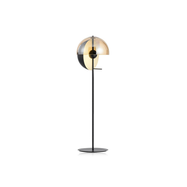 Glass Half Dome Floor Lamp