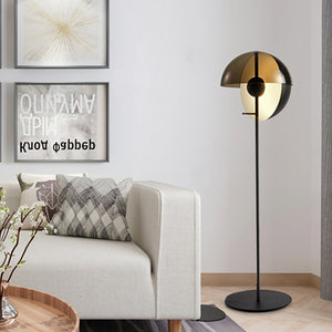 Glass Half Dome Floor Lamp
