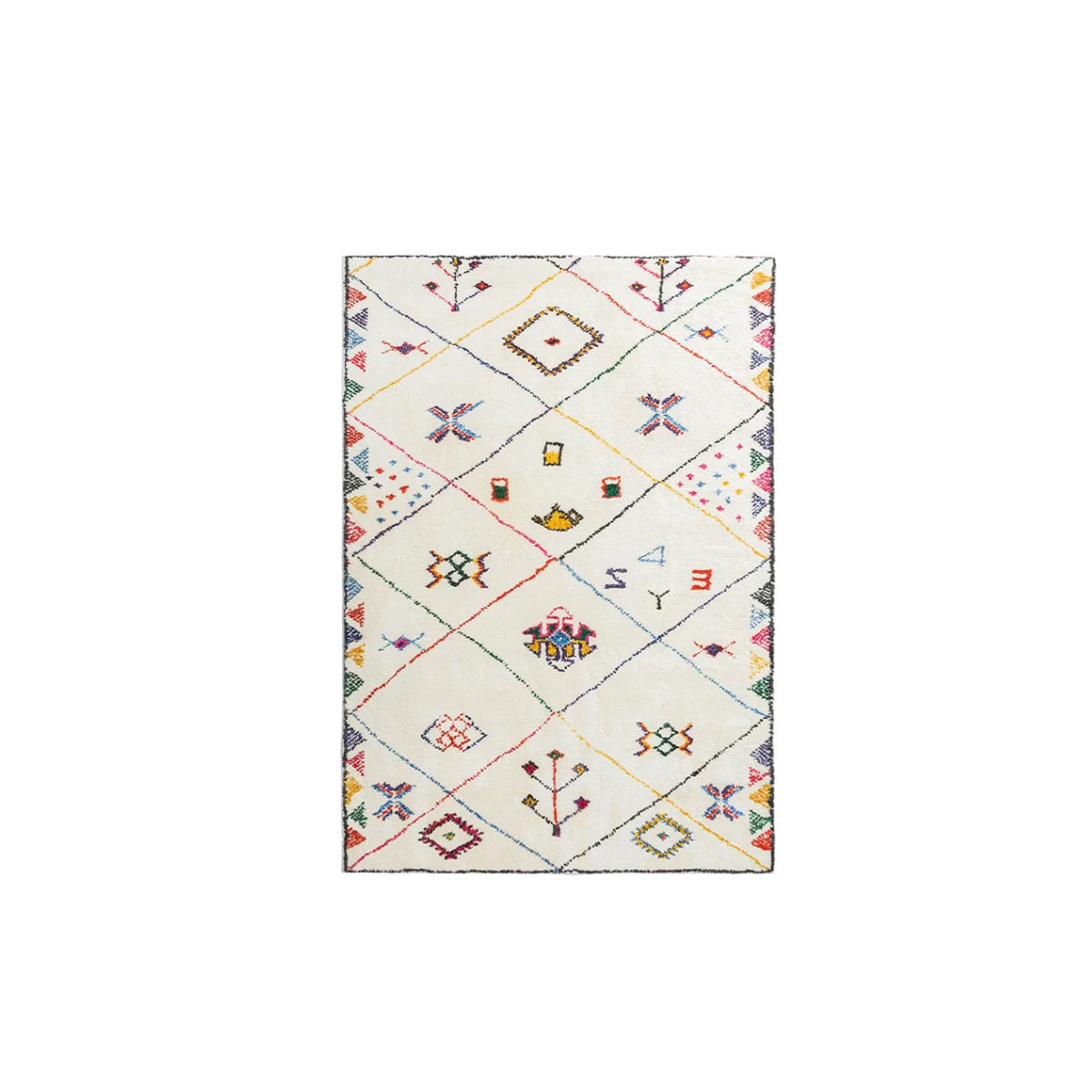 Morocco Style Abstract Art Carpet Area Rug