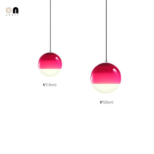 Nordic Candy Glass Ball Dipping Pendant Ceiling Lamp