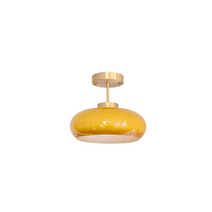 Lampe de plafond suspendue en verre nordique