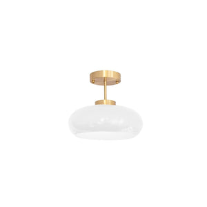 Lampe de plafond suspendue en verre nordique