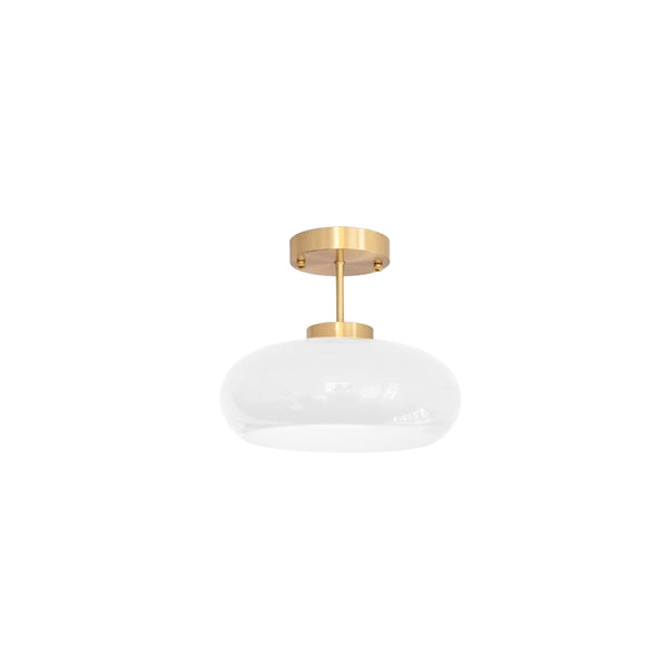 Lampe de plafond suspendue en verre nordique