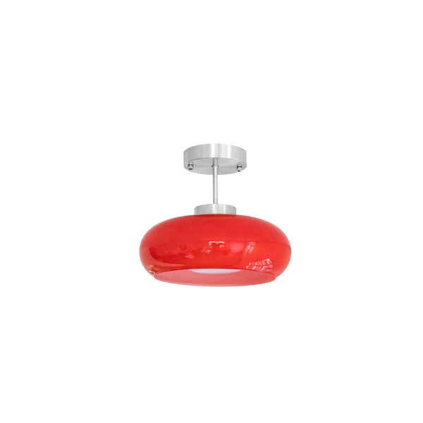 Lampe de plafond suspendue en verre nordique