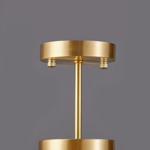 Lampe de plafond suspendue en verre nordique