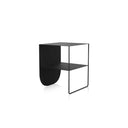 Nordic Low-Profile Metal Plate Side Table